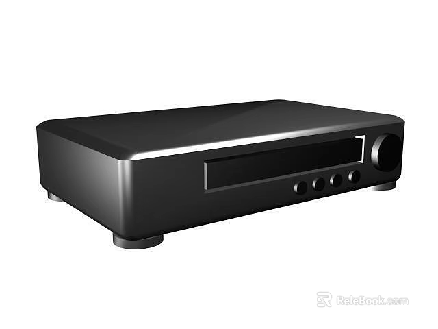 Black Industrial Equipment With Modern Compact Design Front Panel Control Buttons And Digital 3d model 