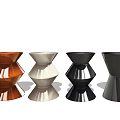 Modern round table sofa side table Italian style side table corner table 3d model