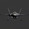 Gray Fighter Jet Model With Sleek Aerodynamic Design And Details 3d model