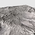 Rugged Natural Mountain Terrain With Visible Rock Textures And Undulating Surface Features