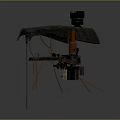 Industrial Mechanical Equipment Featuring Metal Arm Structure And Cable Connections
