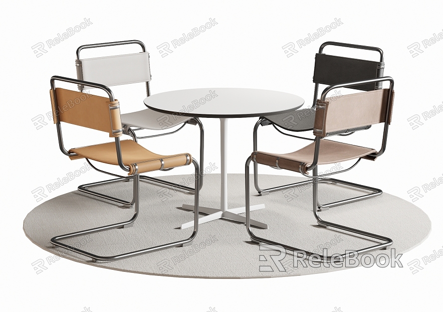 Leisure Table and Chair Negotiation Table and Chair Dining Table and Chair model