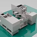 Industrial Equipment Modular Units With Mechanical Components For Manufacturing Process