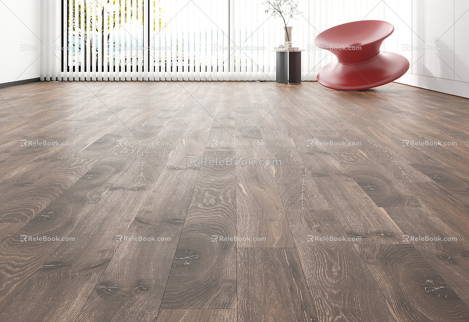 Modern Wood Flooring 3d model