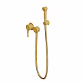 Modern Bathtub Faucet With Handheld Shower Flexible Hose And Chrome Finish