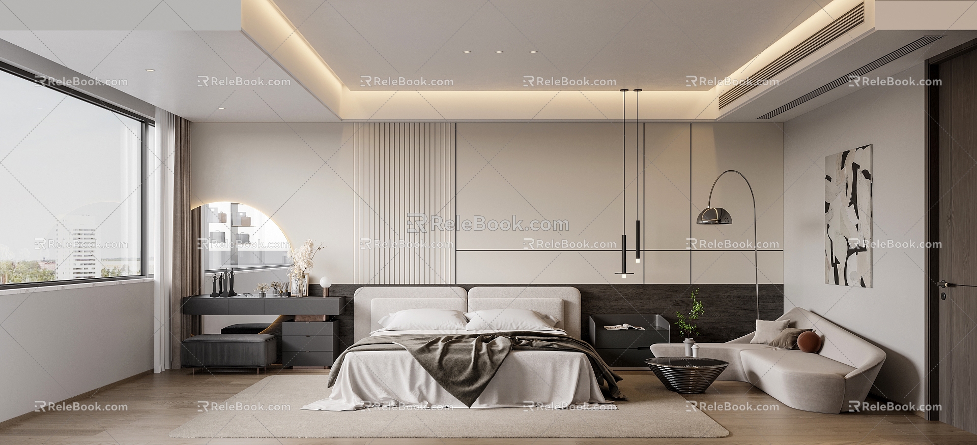 Modern Bedroom Italian Bedroom 3d model