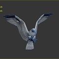 Eagle Large Eagle Owl Raptor Falcon Bird Bird Bird Animal Game Animal 3d model