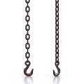 Iron hook chain chain 3d model