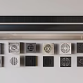 Bathroom Accessories Floor Drains With Various Designs Linear Square Black Silver 3d model