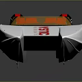 Mystic White And Red High Performance Yacht With Racing Seats And Sleek Hull Design
