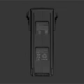 Black Rectangular Daily Electrical Appliance With Label And Interface For Household Use 3d model