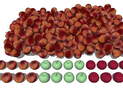 Modern plum 3d model