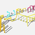 Colorful Playground Equipment Featuring Slides Climbing Frames Swings And Fun Structures For Kids