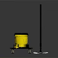 Modern mop bucket mop automatic drying mop bucket 3d model