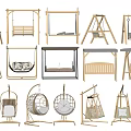 Collection Of Stylish Hanging Chairs With Various Designs And Comfortable Seats