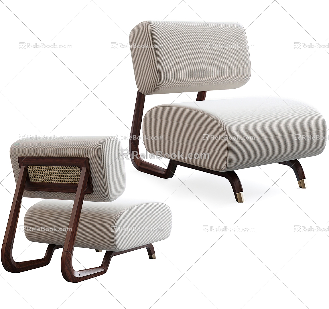 Single sofa 3d model