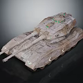 Armored Military Tank Featuring Dual Cannons Camouflage Design And Number 131