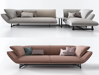 Double sofa 3d model