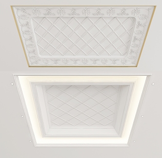 European-style ceiling 3d model