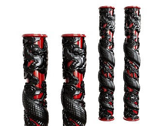 Chinese Pillar Dragon and Phoenix Pillar Stone Pillar Carved Pillar 3d model