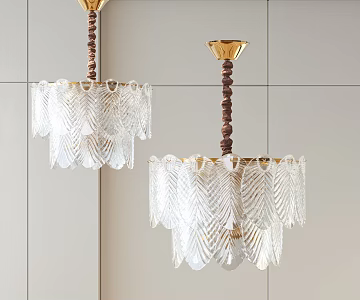 Crystal chandelier decorative chandelier lamp chandelier 3d model