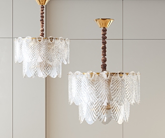 Crystal chandelier decorative chandelier lamp chandelier 3d model