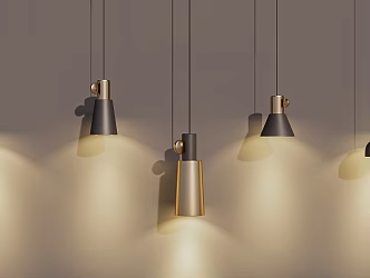 Modern chandelier 3d model