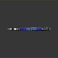 Modern Submachine Gun Weapon With Vibrant Blue Purple Illuminated Patterns And Z MERCS Design