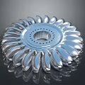 Modern Metallic Wall Decor With Radiant Petal Shaped Design And Sleek Surface