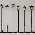 Various Black Outdoor Lights With Classic And Modern Design Styles For Gardens