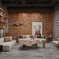 Modern Fitness Gym Interior With Workout Equipment And Open Training Space