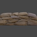 Sandbags 3d model