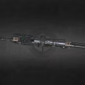 Tactical Military Rifle With High Precision Scope And Adjustable Ergonomic Stock