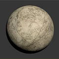 Vintage Globe With Hand Drawn World Map And Ornate Surface Details