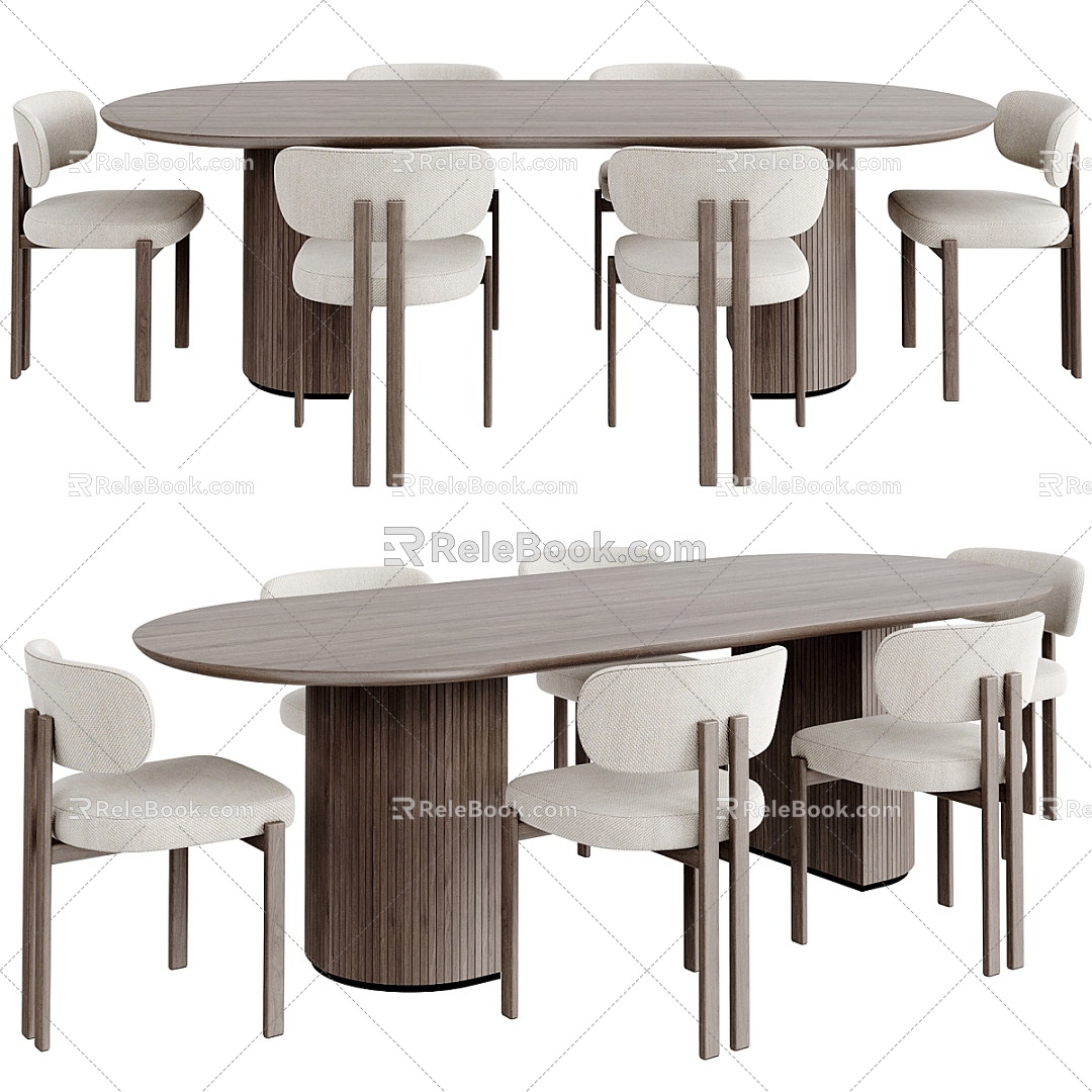 Table combination 3d model