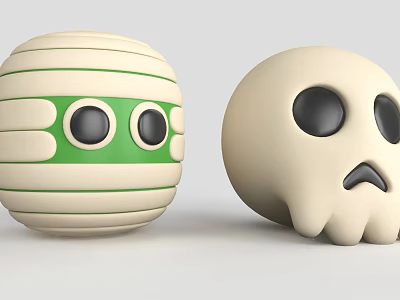 Modern Holiday Jewelry Halloween Props Elf 3d model