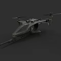 Advanced Modern Military Fighter Jet With Rotors Weapon System And Cockpit