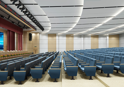 Modern Conference Hall Report Hall Conference Room 3d model