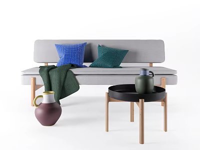 Modern Multiplayer Sofa IKEA YPPERLIG Ipolido Sofa 3d model