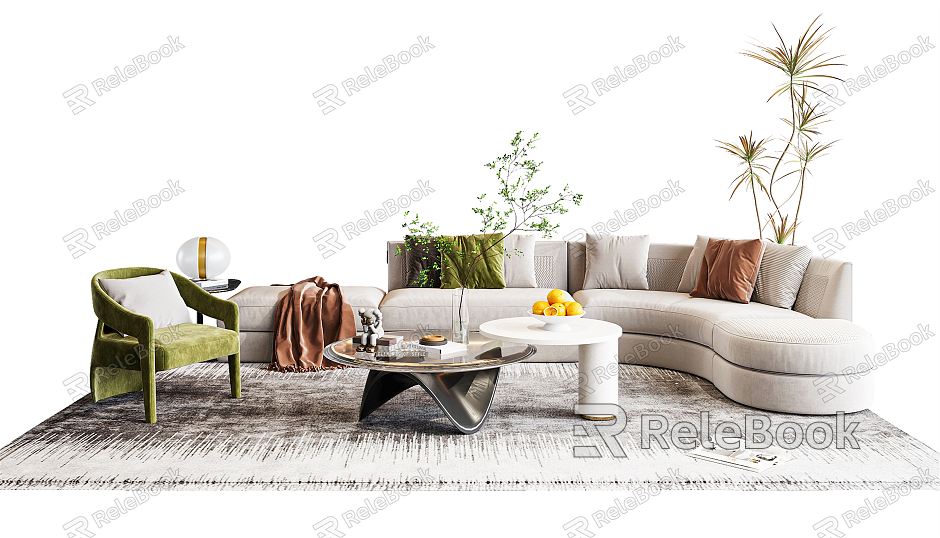 Modern Sofa Coffee Table Combination Sofa Coffee Table model