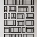 Modern windows combination windows glass windows floor-to-ceiling windows balcony windows bay windows bedroom windows sliding windows casement windows doors and windows 3d model