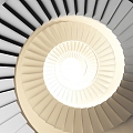 Modern staircase spiral staircase enterprise commercial 3d model