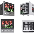 Multi Function Digital Display Meters With LED Number Screens And Front Panel Control Buttons