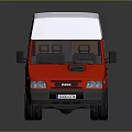 Modern Bus Van Box Car Bus 3d model