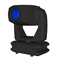Black Moving Head Spotlight With Rotatable Design And Blue Lens For Stage Use