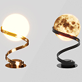 Light Luxury Table Lamp 3d model