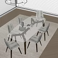 Modern Glass Dining Table With Four Gray Chairs Wine Glass And Book Near Bright Window