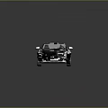 White Convertible Sports Car With Modern Design Black Roof And Two Door Black Wheels