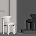 Modern Designer Kids Chair In Light And Gray Velvet With Unique Design