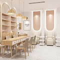 Japanese Style Nail Art And Eyelash Extension Beauty Salon With Modern Elegant Interior